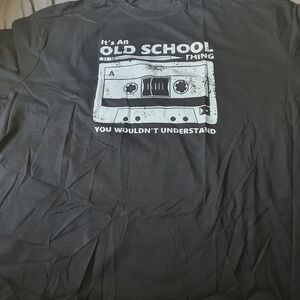 Old School Black T-Shirt